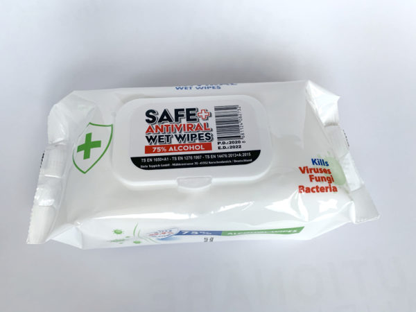 SafePlus Desinfektionstücher 80er Pack