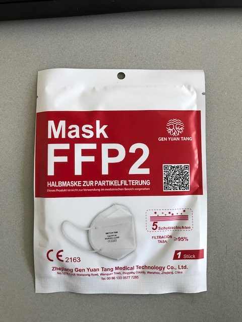 FFP2 NR Schutzmaske